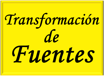 Estudio de la transformación de fuentes