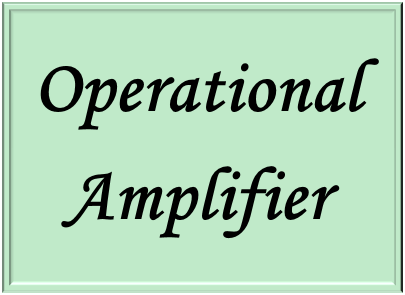 Study of the operational amplifiers