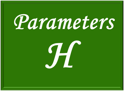 Study of the parameters H in eletrical circuits