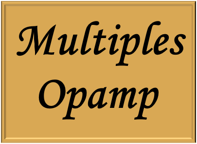 Study of the multiple amplifier operational in eletrical circuits