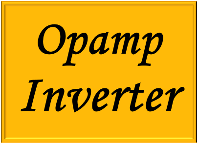 Study of the amplifier operational inverter in eletrical circuits