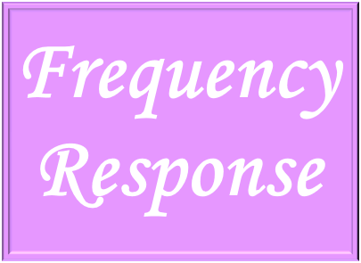 Study of the frequency response in electrical circuits AC