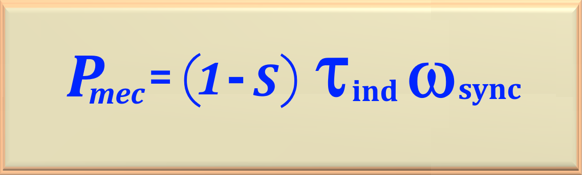potencia mecanica e rotação síncrona